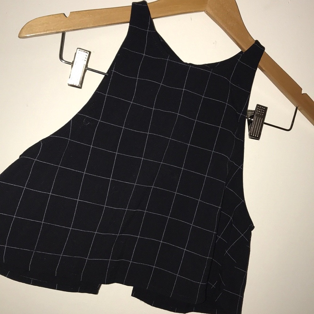 American Apparel Two-Piece Checkered Set